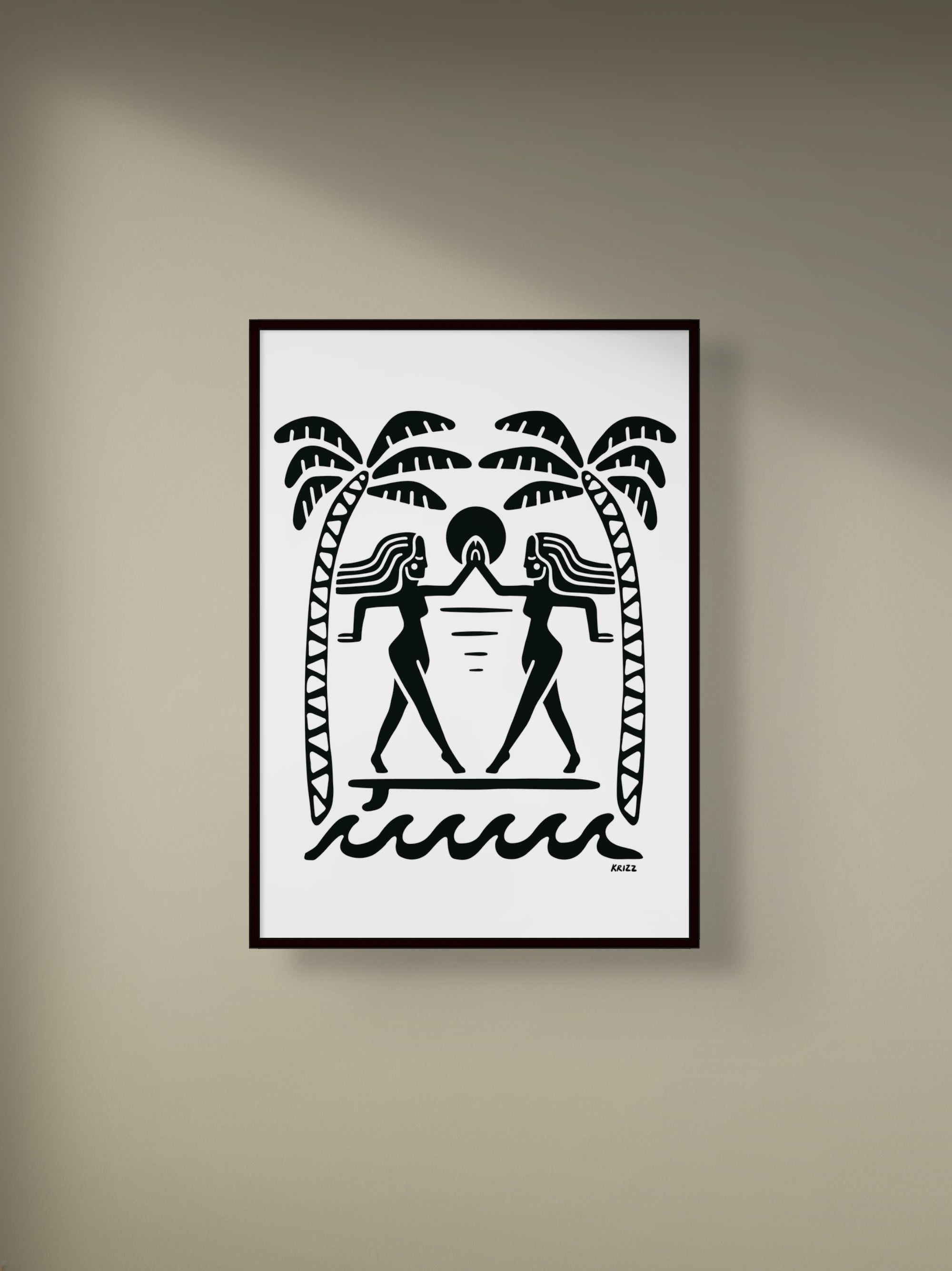 ABOVE THE SURFACE - premium poster