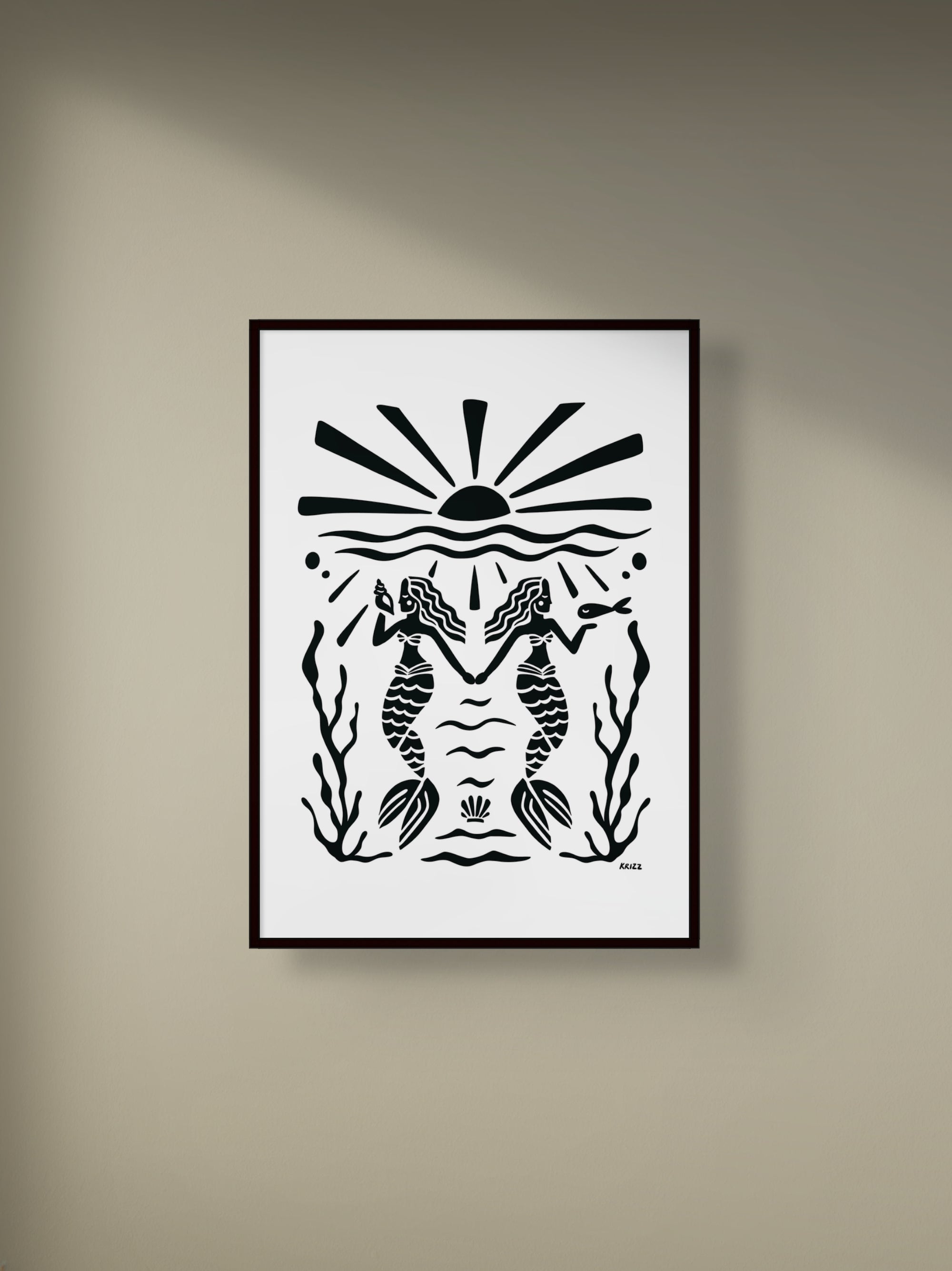 BELOW THE SURFACE - premium poster