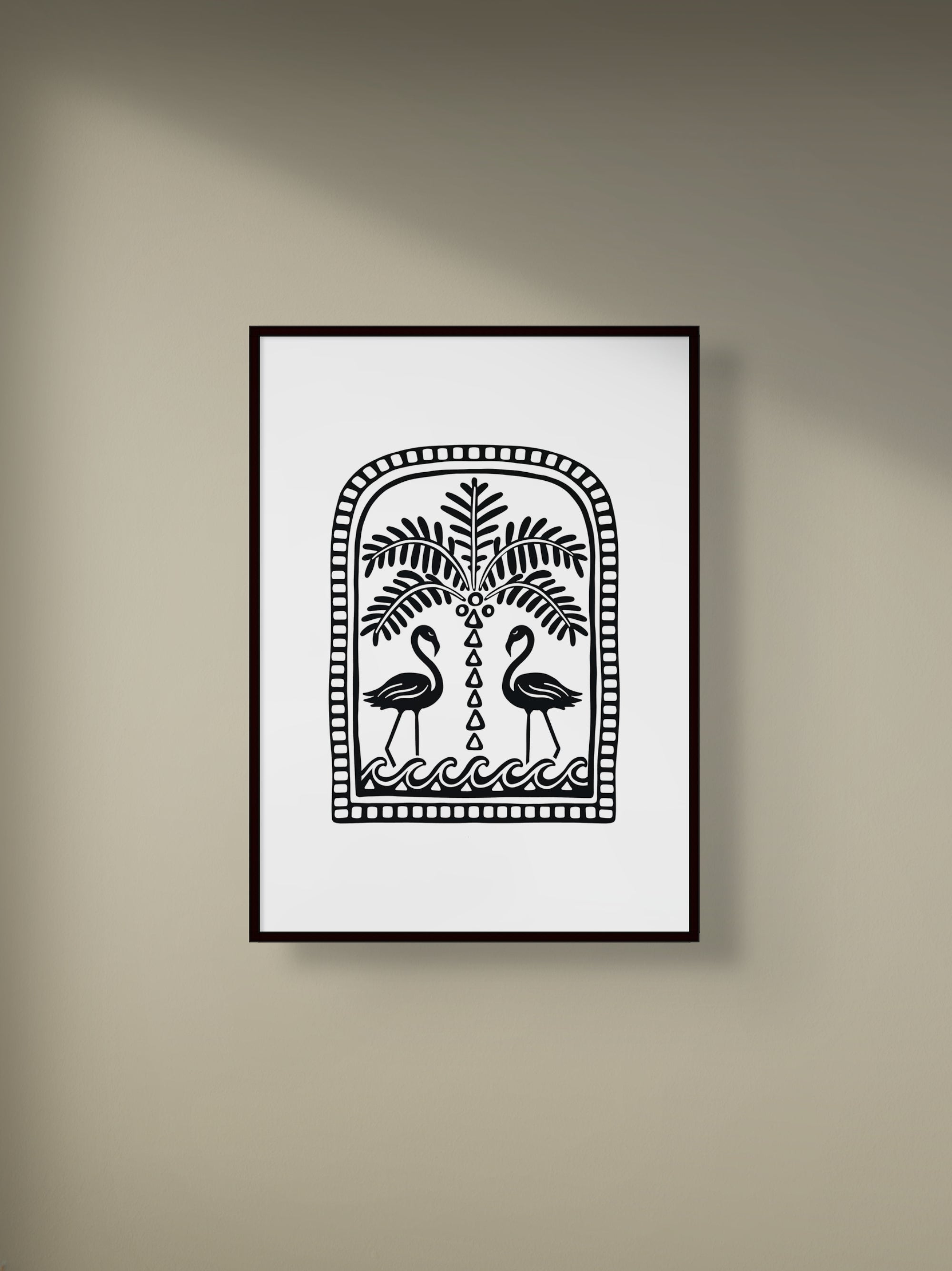 FLAMINGLE - premium poster