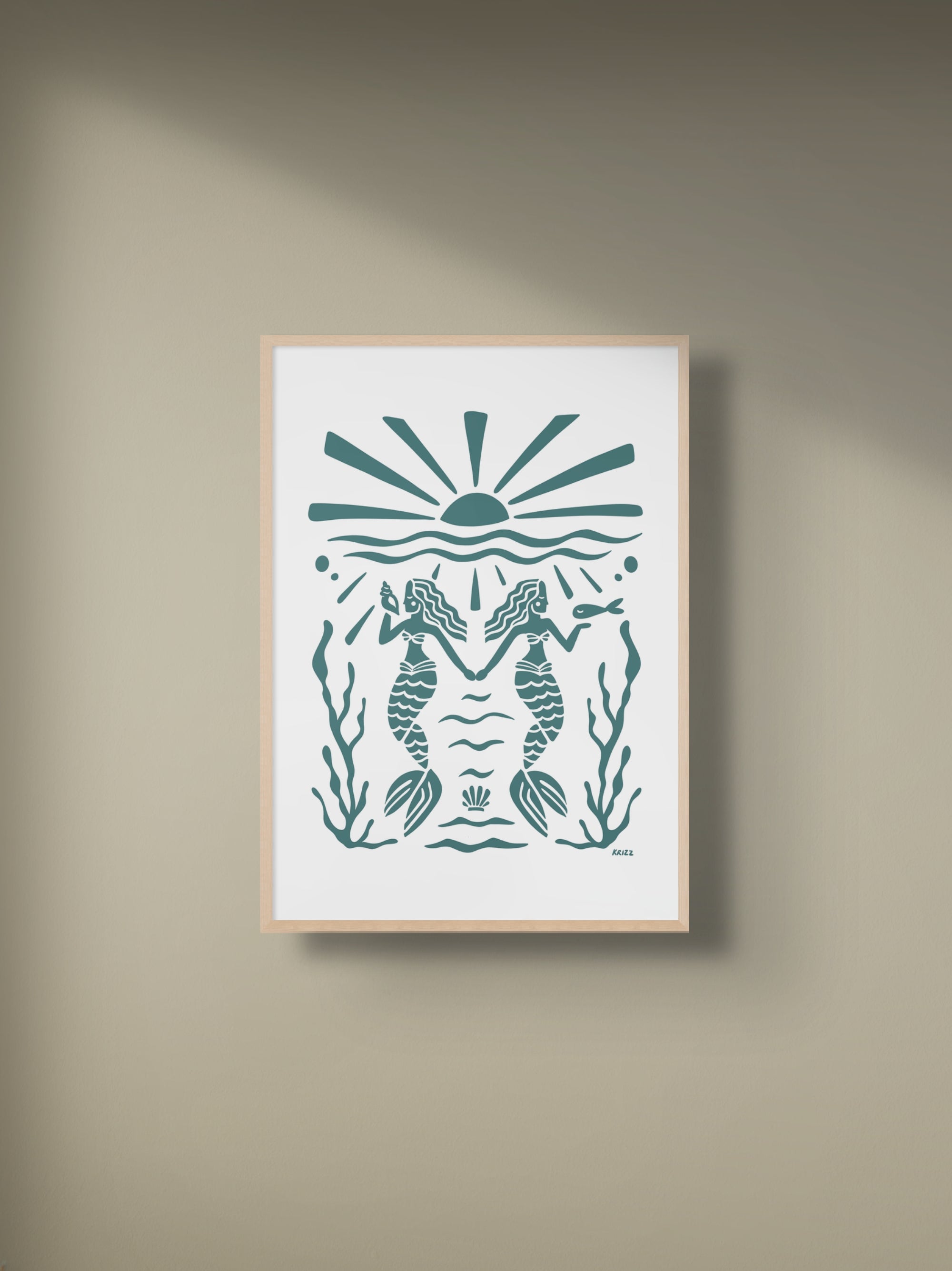 BELOW THE SURFACE - premium poster