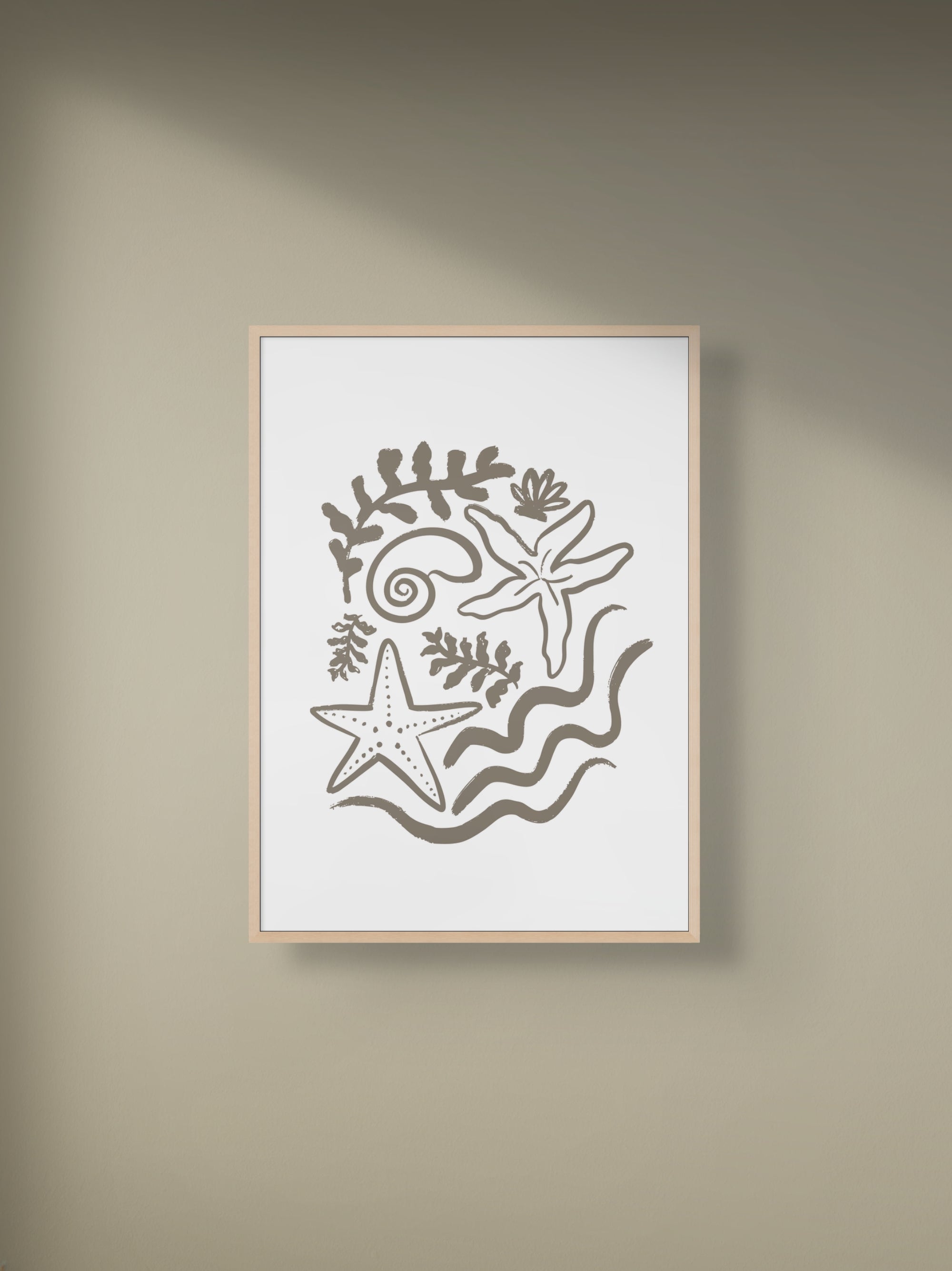 SEA SHELLS - premium poster