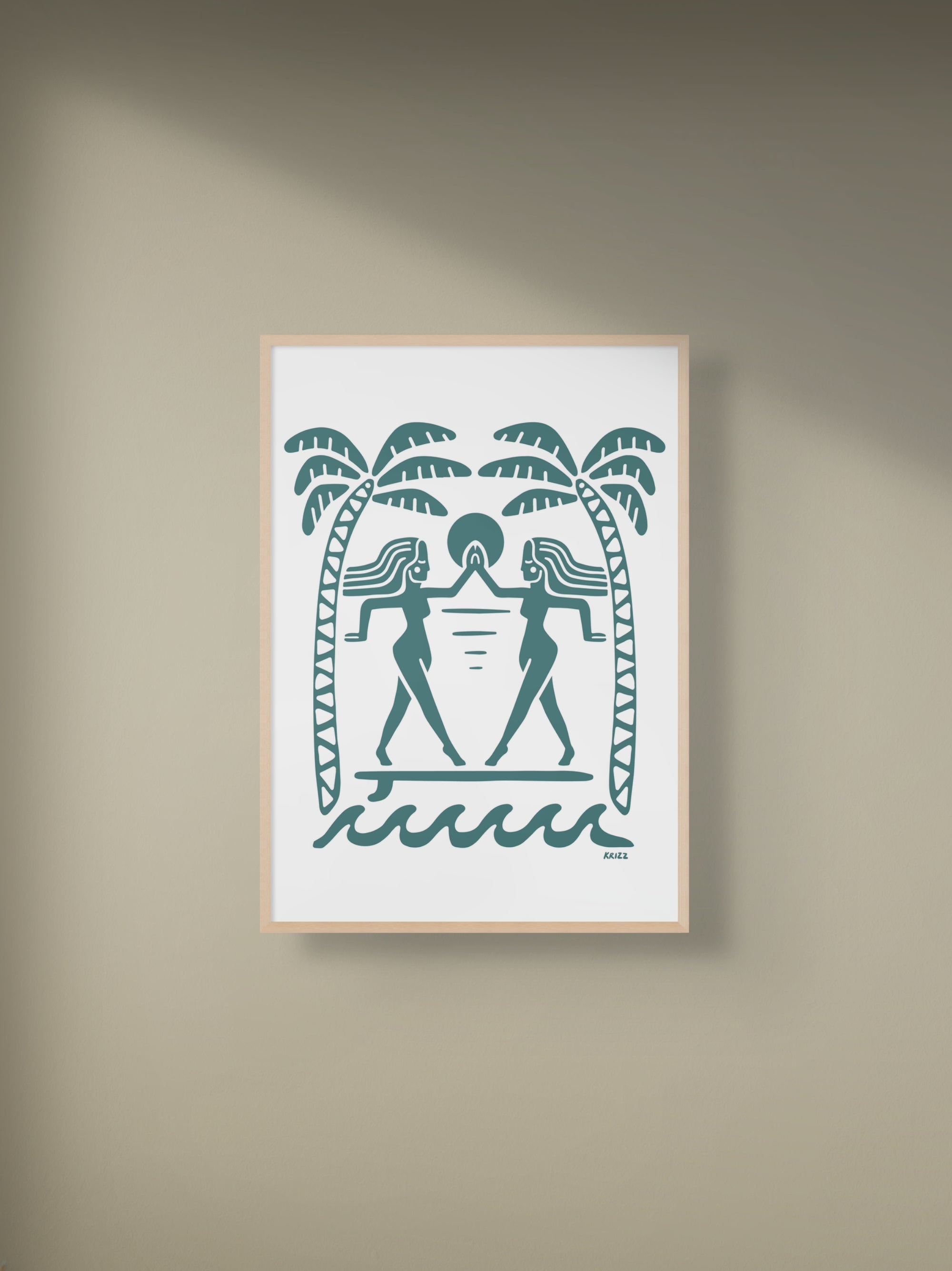 ABOVE THE SURFACE - premium poster